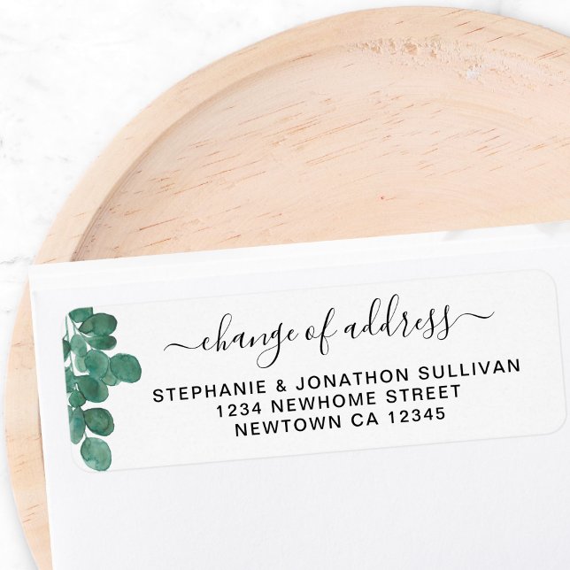 Change Of Address Eucalyptus Return Address  (Creator Uploaded)