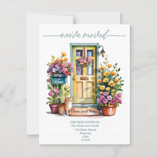 Change of Address Flat Announcement Card