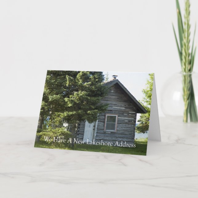 Change of Address: Lakeshore Address Announcement (Front)