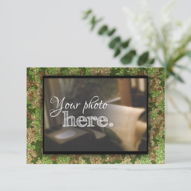 Change of Address Military Blessing House Warming Announcement (Standing Front)