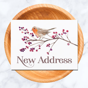 Change of Address New Address Announcement Postcard