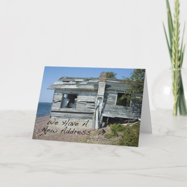 Change of Address: On the Water Announcement (Front)