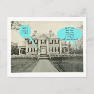 Change of Address Peasant Land Postcard