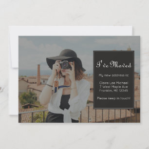 Change of Address Photo and Pretty Dots Announcement