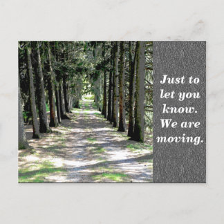 Change of Address - postcard