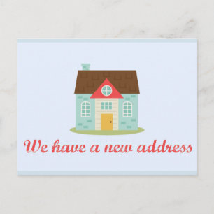 Change of address postcard