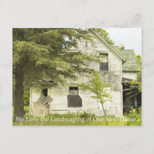 Change of Address Postcard: Great Landscaping Announcement Postcard