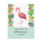 Change of address postcard we have moved flamingo
