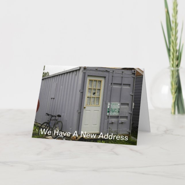 Change of Address: Trailer House Announcement (Front)