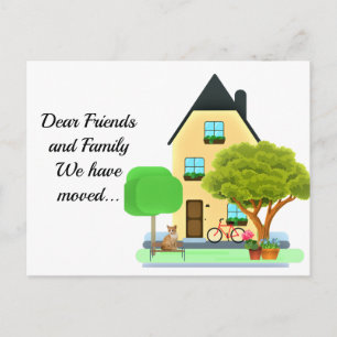 Change of Address / We Have Moved Announcement Postcard