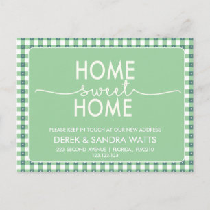 Change of address we have moved house rustic announcement postcard
