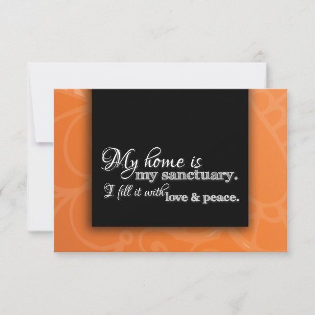 Change of Address We Moved House Warming Blessing Announcement (Front)