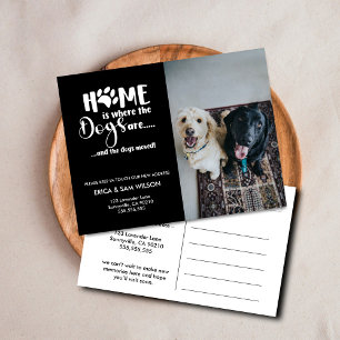 Change of Address We’ve Moved House, Home Is Where Announcement Postcard