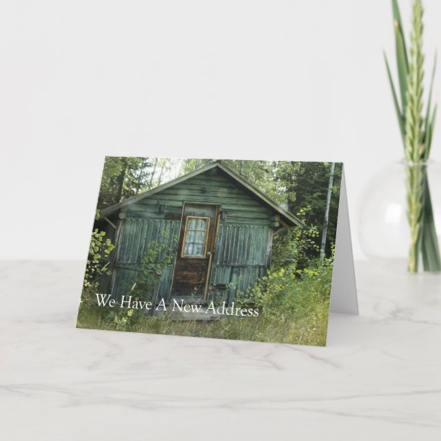 Change of Address: Woodland Home Announcement (Front)