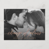 Change of Plans | Photo Wedding Postponement