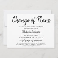 Change of Plans Sweet Sixteen