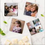 Change photos to make your own personalised photo coaster set<br><div class="desc">Change photos to make your own personalised photo coaster set. Choose square photos for best results. Instagram photos are perfect. Just make sure that the each photo has a bit of space around the main person or object so as not that person or object to be cut.</div>