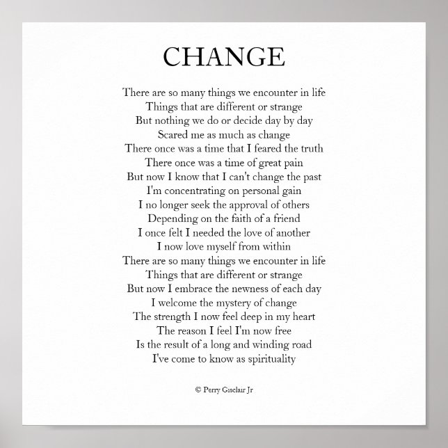 CHANGE POSTER (Front)