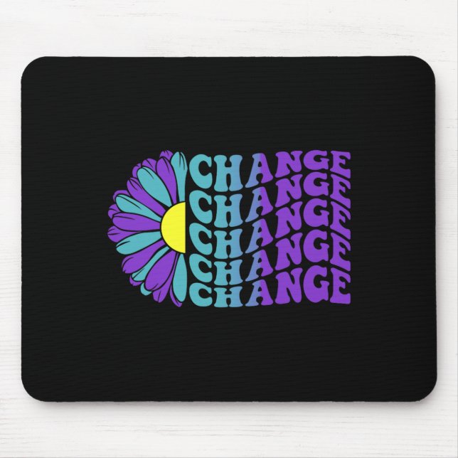 Change Prevention Suower Mouse Mat (Front)