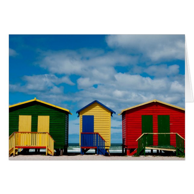 Change Rooms. Muizenberg Beach, Cape Town (Front Horizontal)