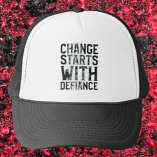 Change Starts With Defiance Trucker Hat