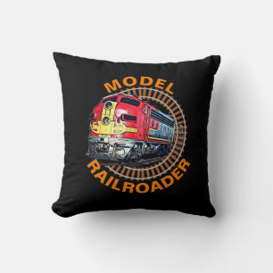 Change Text Model Railroader Red Yellow Diesel Cushion