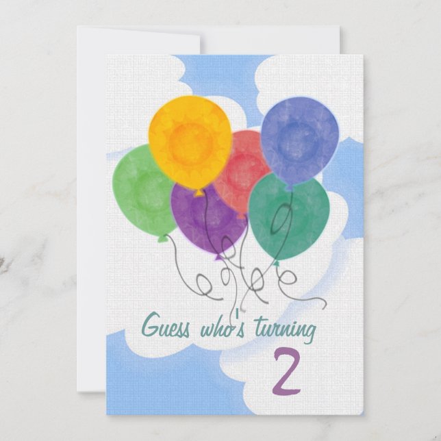 Change the Age Birthday Party Invitation (Front)