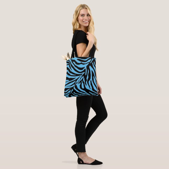 change the background colour zebra 1  tote bag (On Model)