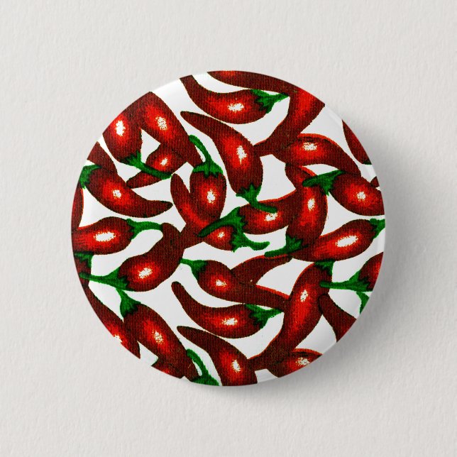 Change the Colour Chilli 6 Cm Round Badge (Front)