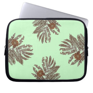 Change the Colour Fern and Flower Laptop Sleeve