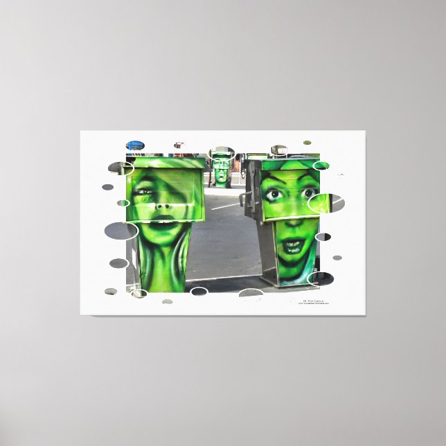 Change the Colour Gasps Pumps Canvas Print (Front)