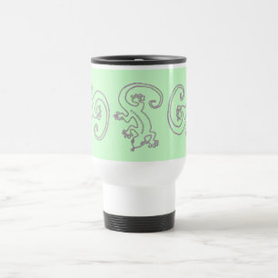 Change the Colour Gecko 2 pink Travel Mug
