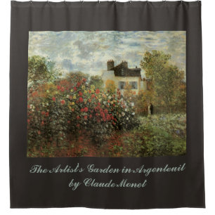 Change the Colour! Monet's Garden at Argenteuil Shower Curtain