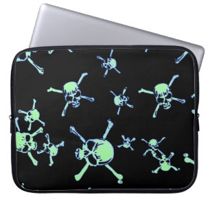 Change the Colour Skulls Laptop Sleeve