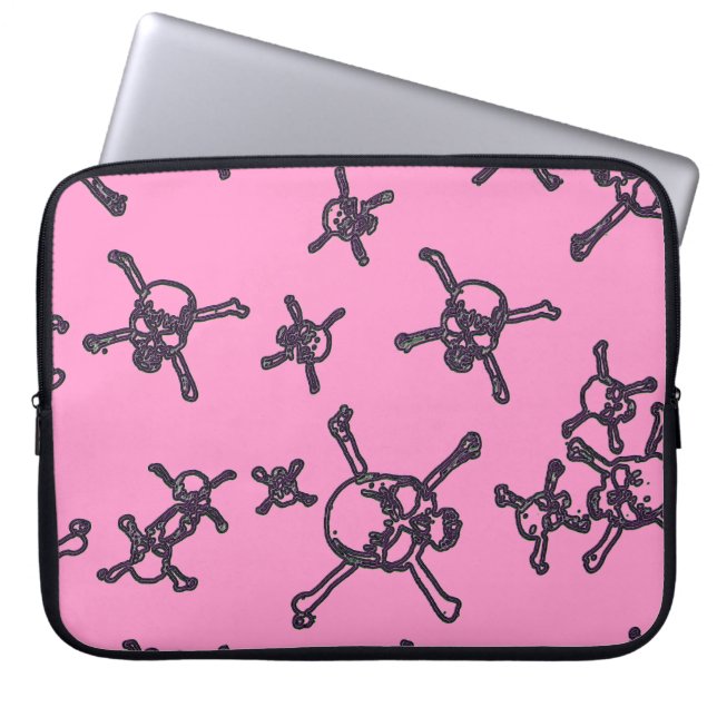 Change the Colour Skulls Laptop Sleeve (Front)