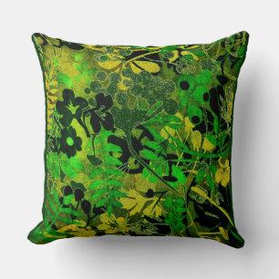 Change the colour Wacky Retro Floral 1 Cushion