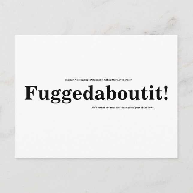 Change the date funny postcard (Front)