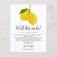 Change the Date Postponed Cancelled Lemons Photo