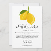 Change the Date Postponed Cancelled Lemons Photo