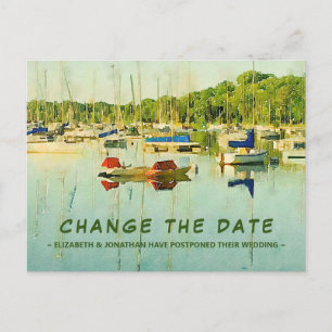 Change the Date Sailboats on Lake Harriet Postcard