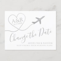 Change the Date Silver Travel Destination Wedding