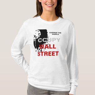 CHANGE THE WORLD OCCUPY WALL STREET T-Shirt