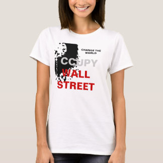 CHANGE THE WORLD OCCUPY WALL STREET T-Shirt