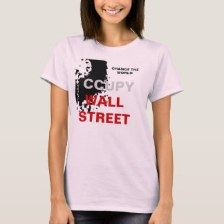CHANGE THE WORLD OCCUPY WALL STREET T-Shirt