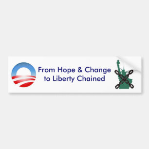 Change to Chained Bumper Sticker