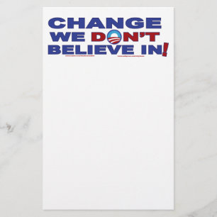 Change-we-don't-believe-in Stationery