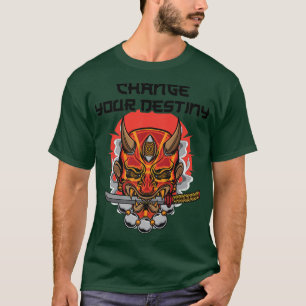 Change Your Destiny  Anime Ninjas  Manga Samurais  T-Shirt