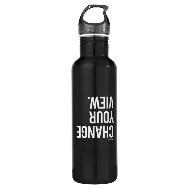 Change your view -   Yoga Fitness -.png 710 Ml Water Bottle (Front)
