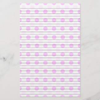 Changeable Colour Dot Stationery w/optional lines