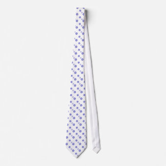 Changeable Colour retro floral White NeckTie